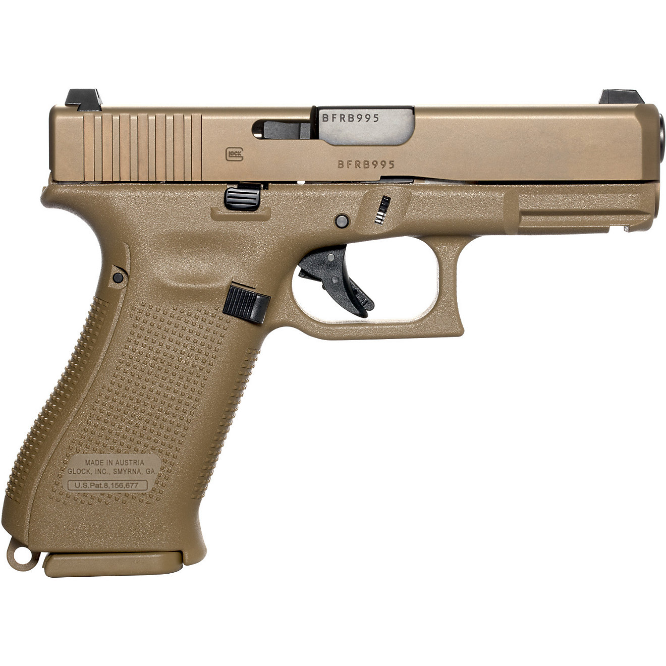 GLOCK 19 - G19X Gen5 NS 9mm Compact 17-Round Pistol                                                                              - view number 1