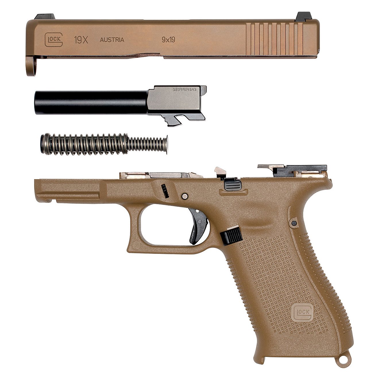 GLOCK 19 - G19X Gen5 NS 9mm Compact 17-Round Pistol                                                                              - view number 5