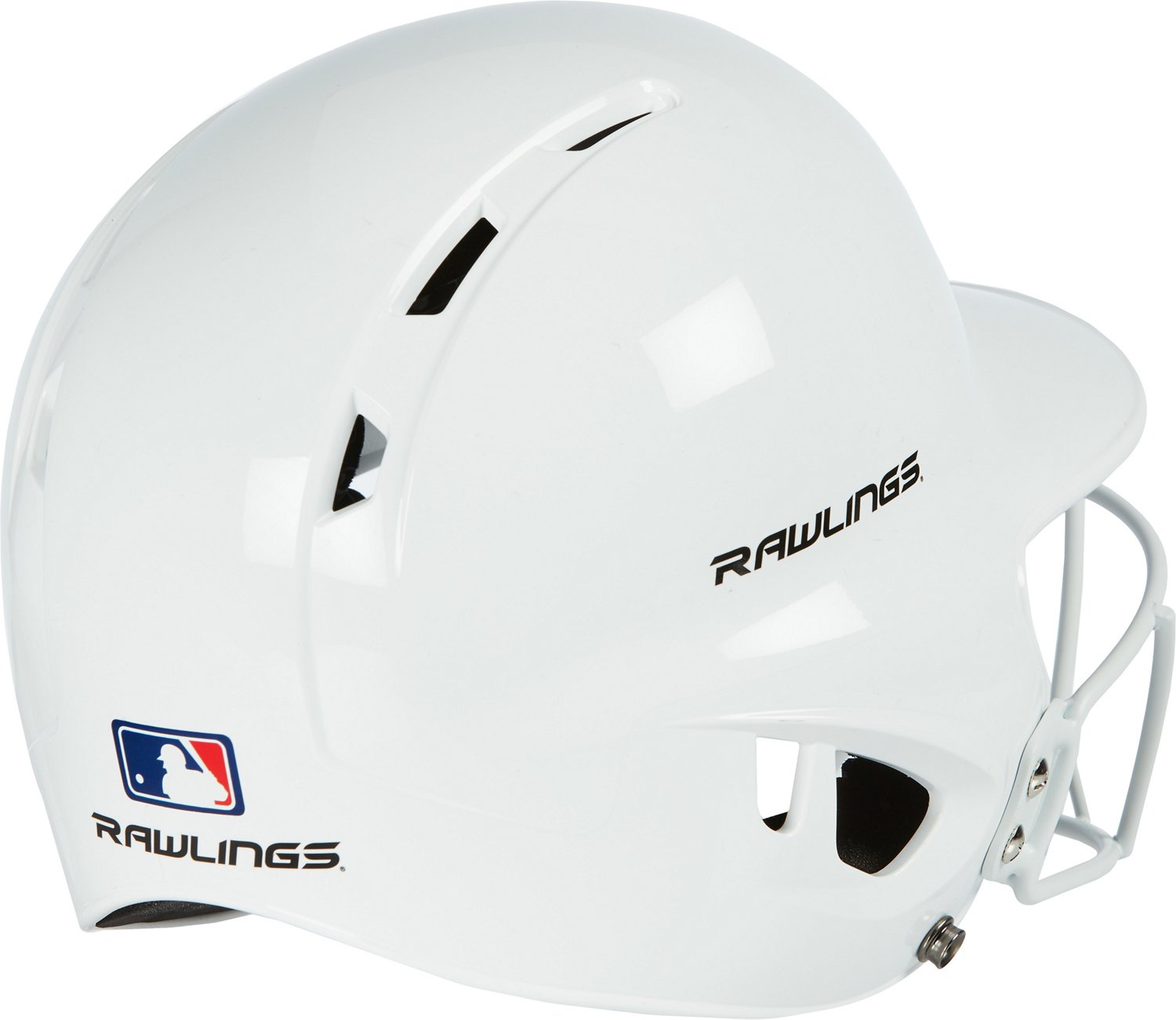Rawlings Kids' MLBStyle Tball Batting Helmet with Face Guard Academy