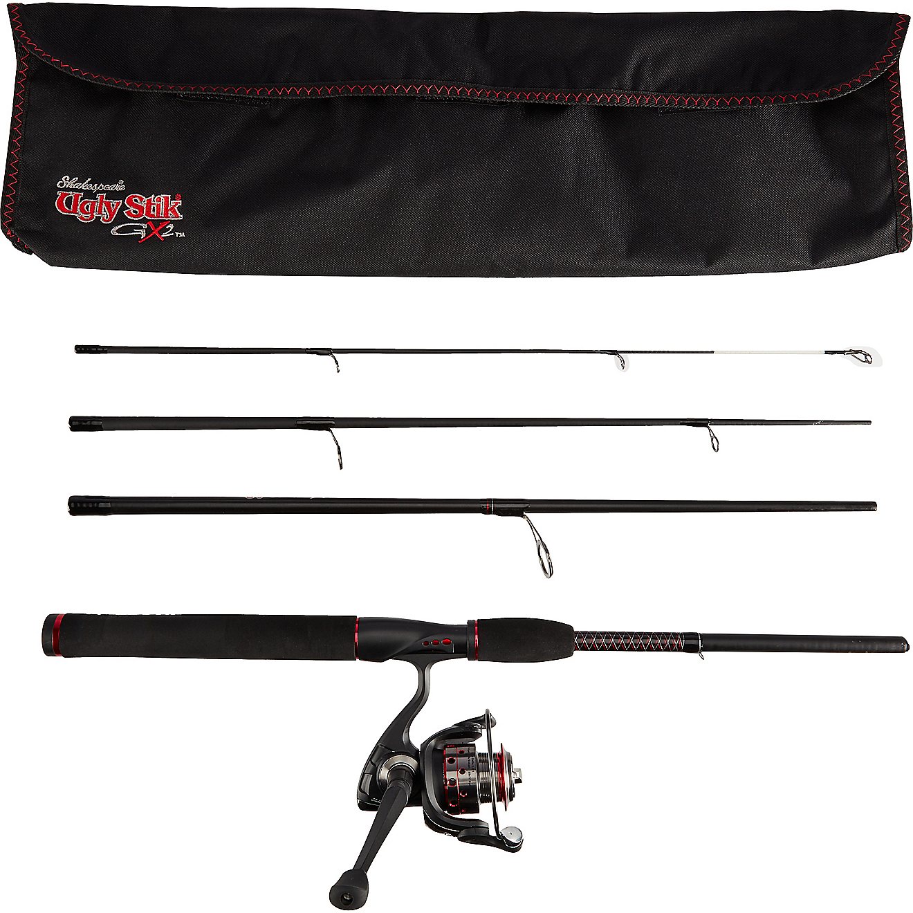 Ugly Stik GX2 Travel 6 ft 6 in M Spinning Rod and Reel Combo                                                                     - view number 6
