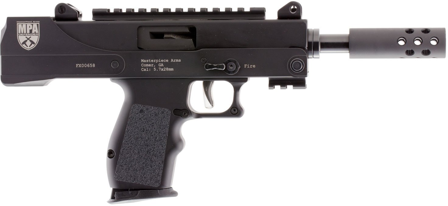 MasterPiece Arms Defender 5.7 x 28mm Side Cocking TB Scope Mount Semiautomatic Pistol                                            - view number 1