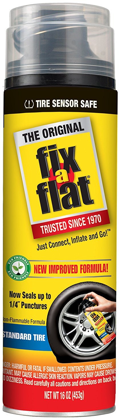 Fix-a-Flat - Be prepared for a flat tire emergency with Fix-a-Flat