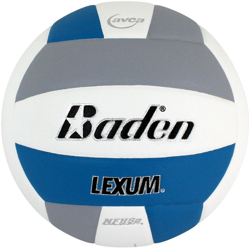 Baden Lexum Microfiber Volleyball Blue/Grey - Volleyball Equipment at Academy Sports
