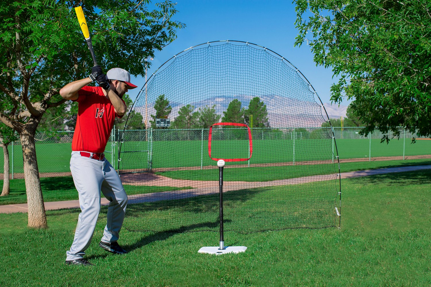Heater Sports 3-In-1 Batting Tee and Net Set