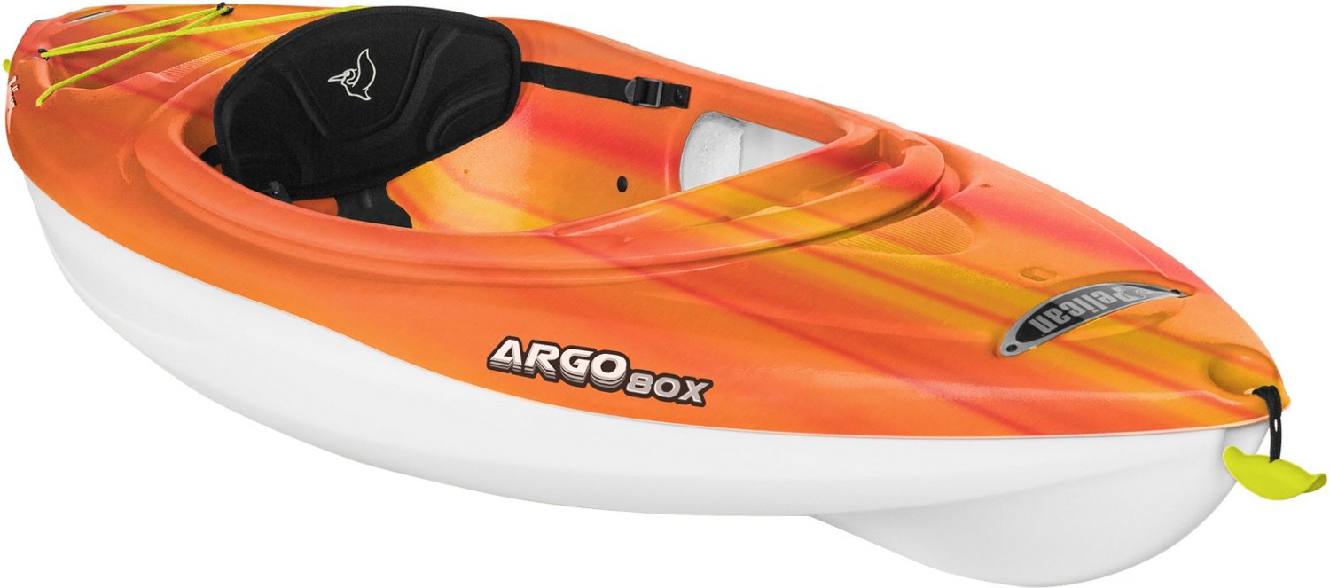 Bomgaars : Pelican Sonic 80X Kids Kayak, Orange : Kayaks