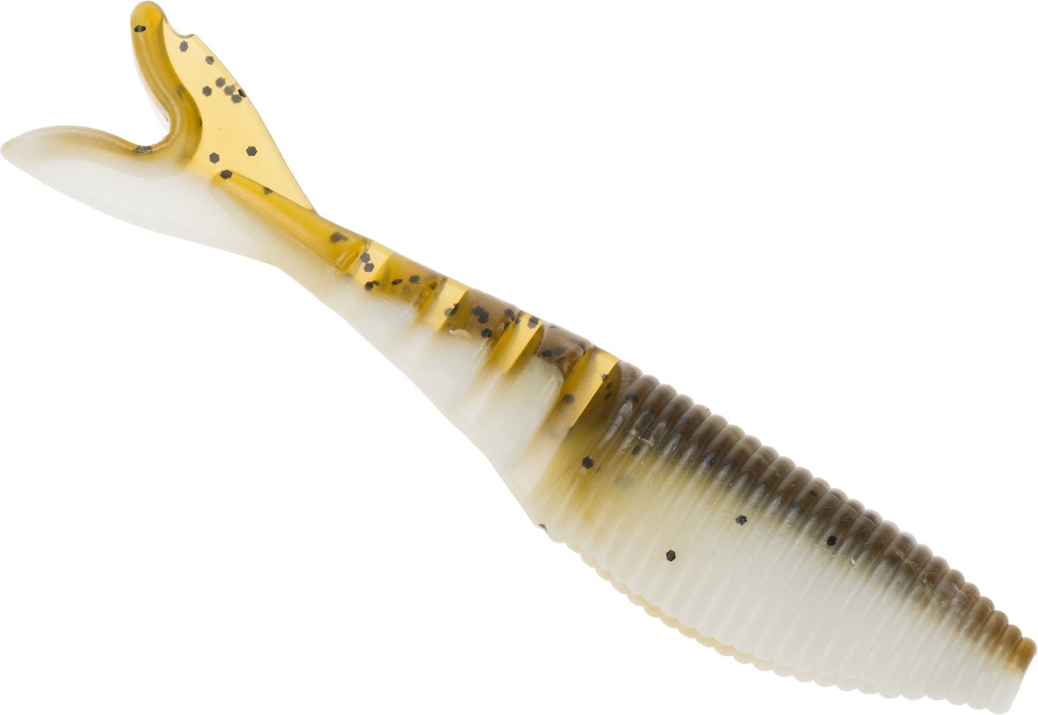 thumbnail image 2 of Yamamoto Zako Swim Bait 4" - Green Pumpkin Black Flake (134-06-297), Soft Plastic Lures For Bass Fishing 2 of 5