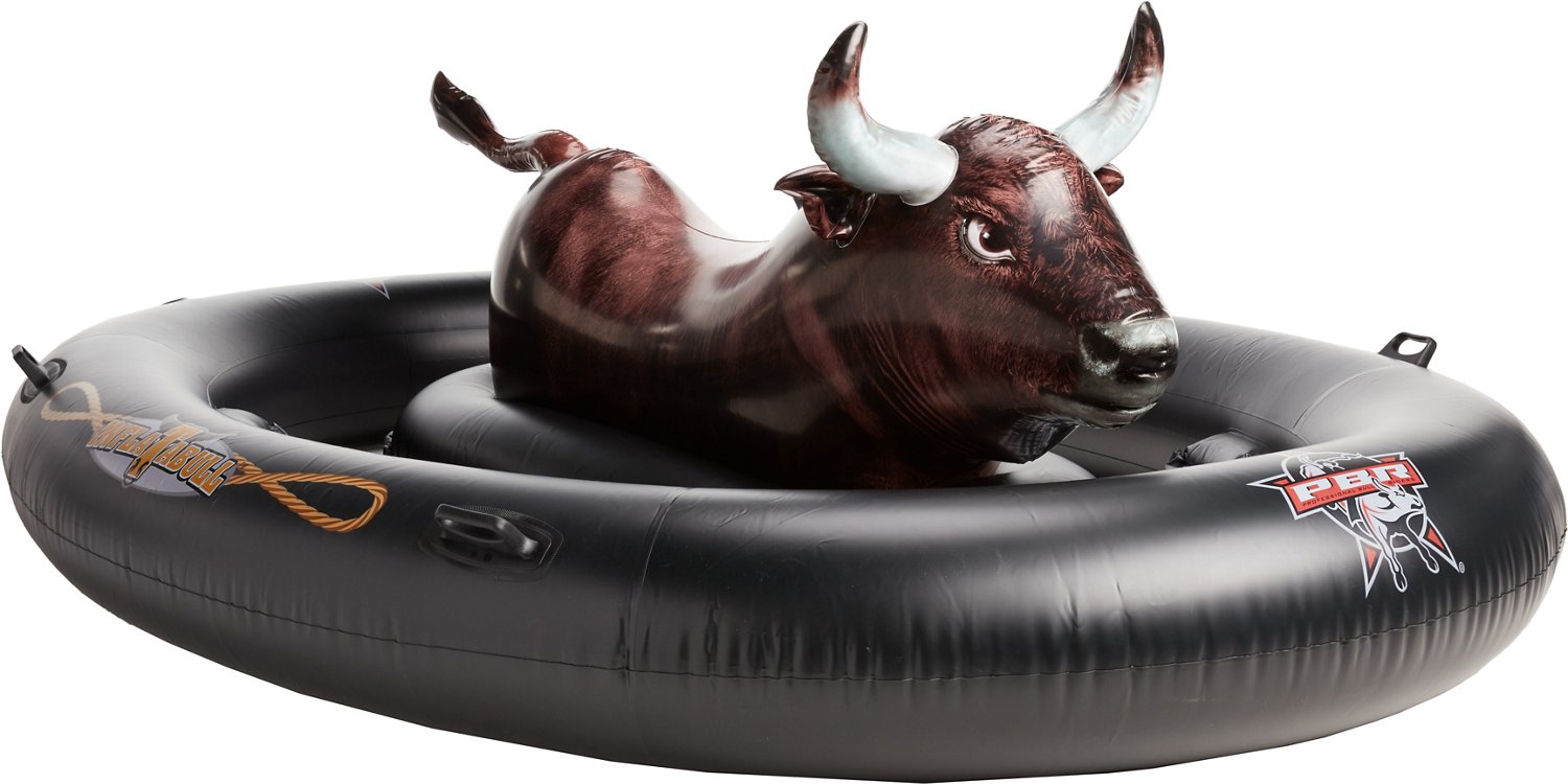 intex bull riding tube