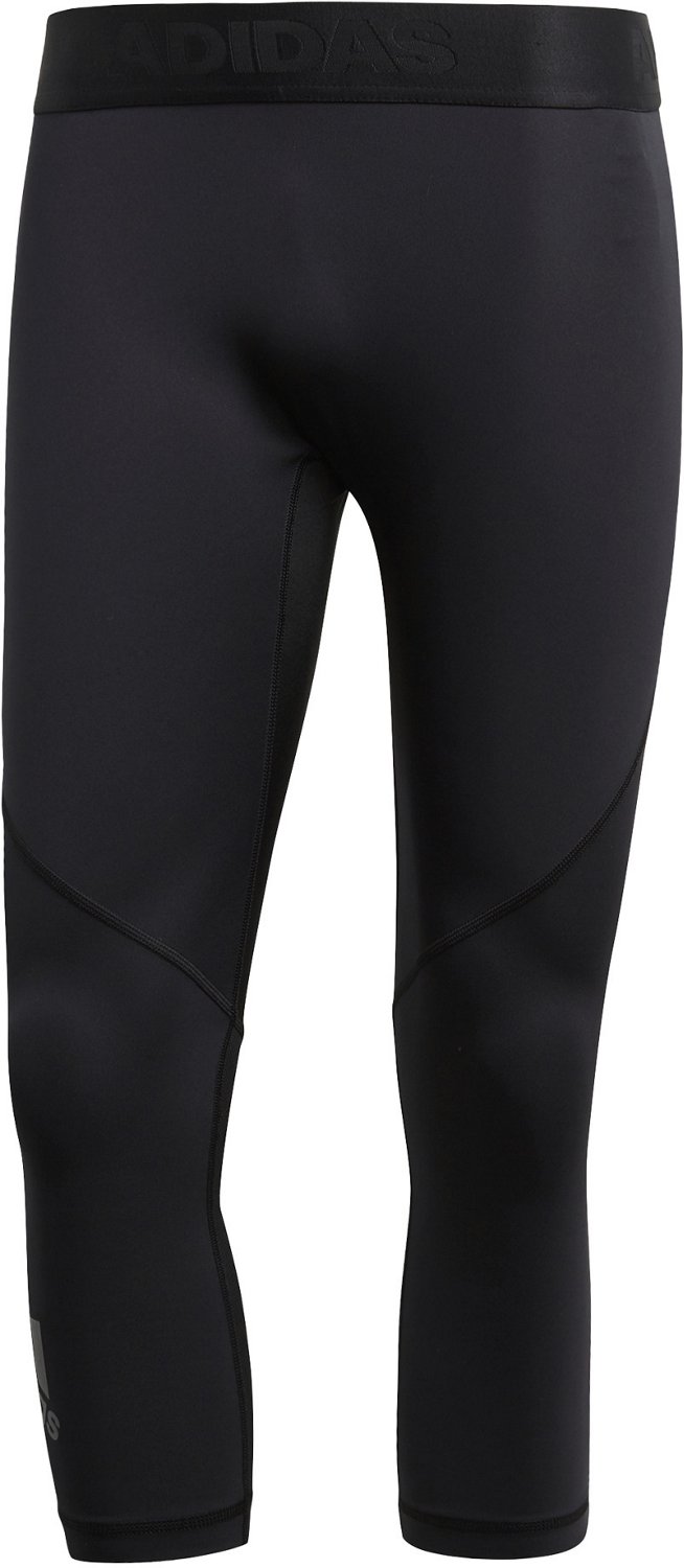 adidas Men's AlphaSkin Sport Three-Quarter Compression Tight                                                                     - view number 4