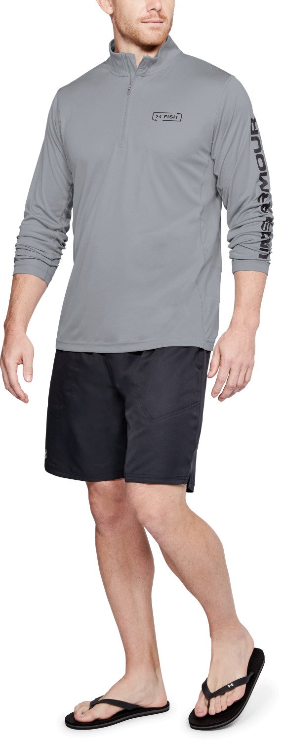 Under Armour Men's Fish Hunter Tech 1/4 Zip Shirt - view number 5