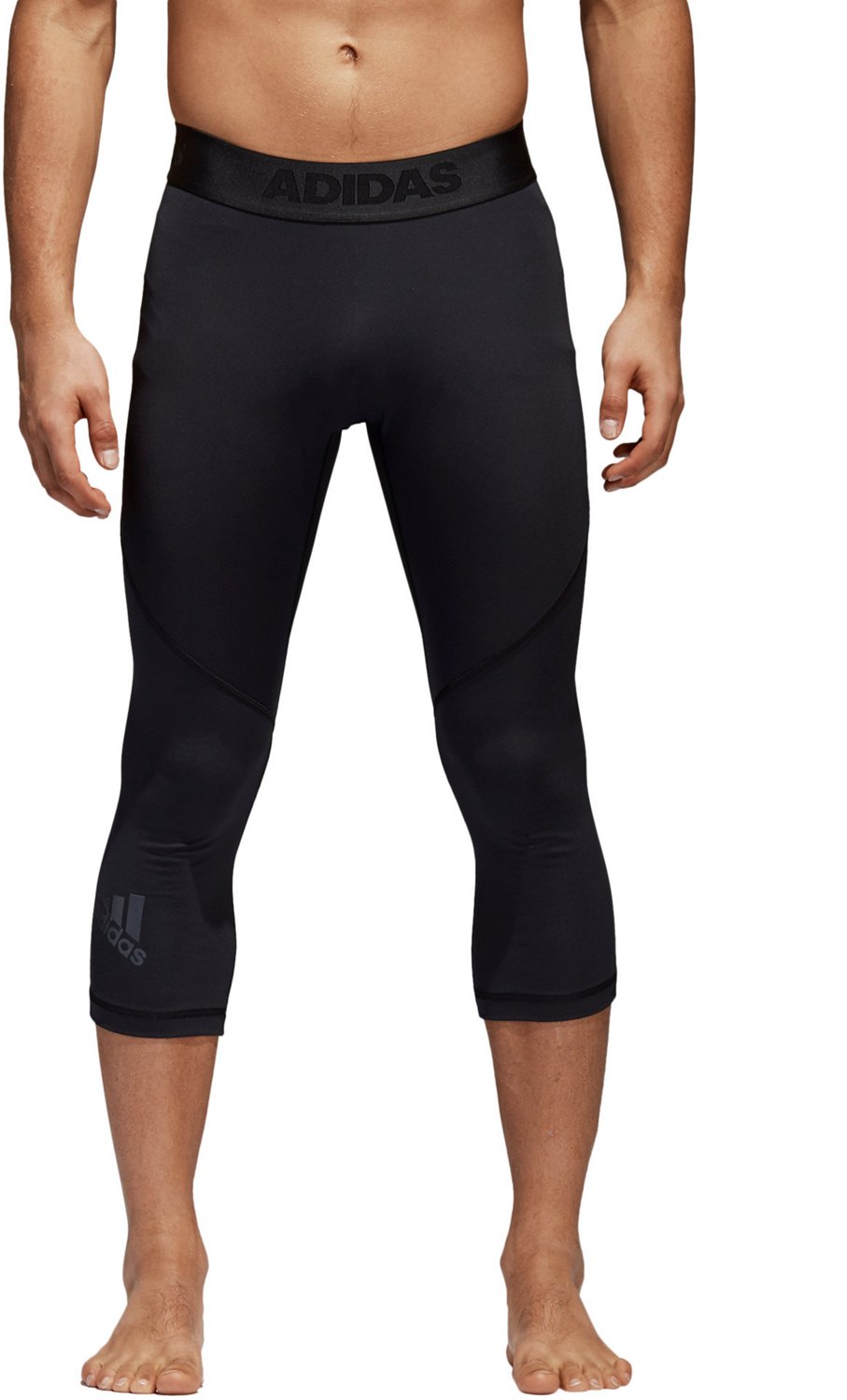 adidas Men's AlphaSkin Sport Three-Quarter Compression Tight                                                                     - view number 5