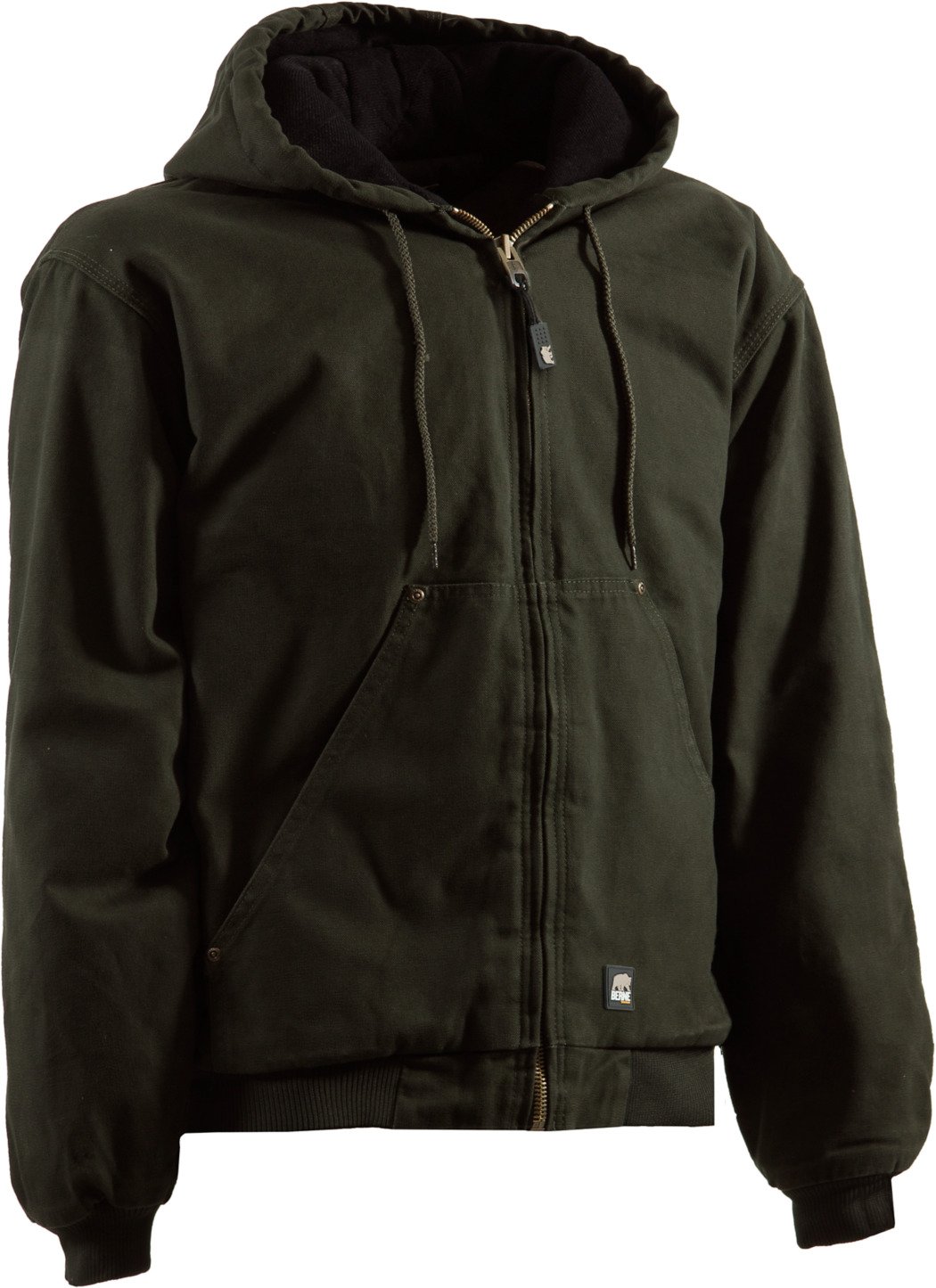 Berne Men's Original Washed Hooded Jacket - view number 5