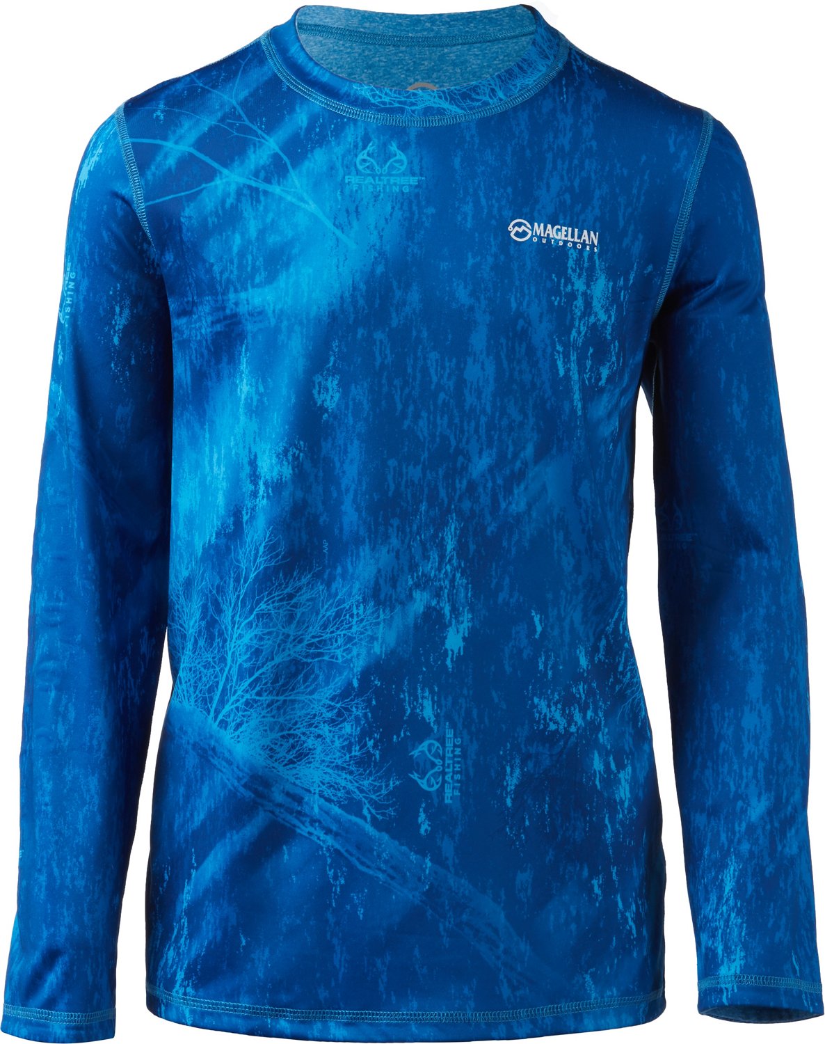 Magellan Outdoors Boys' Realtree Fishing Reversible Long Sleeve T-shirt