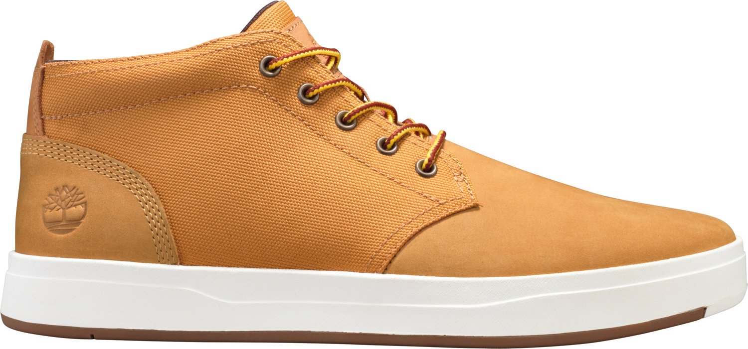 Timberland Men's Davis Square Fabric and Leather Chukka Boots | Academy