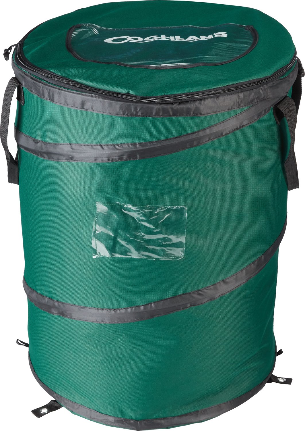 Coghlans Pop-Up Trash Can, Size: Diameter x 24, Green