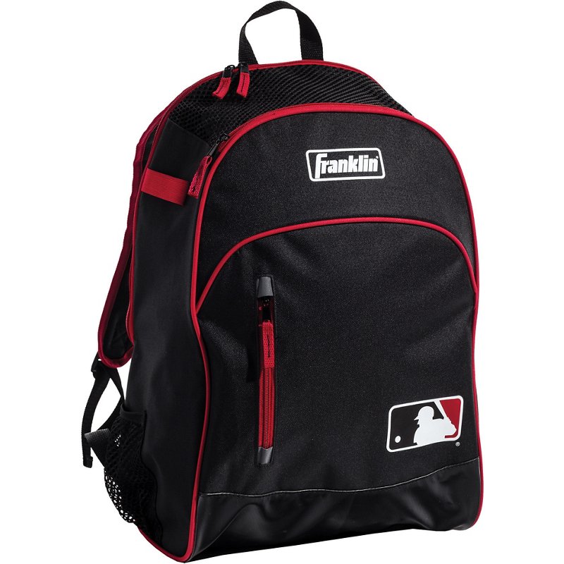 Franklin MLB Baseball Batpack Black/Red - Baseball/Softball Accessories at Academy Sports