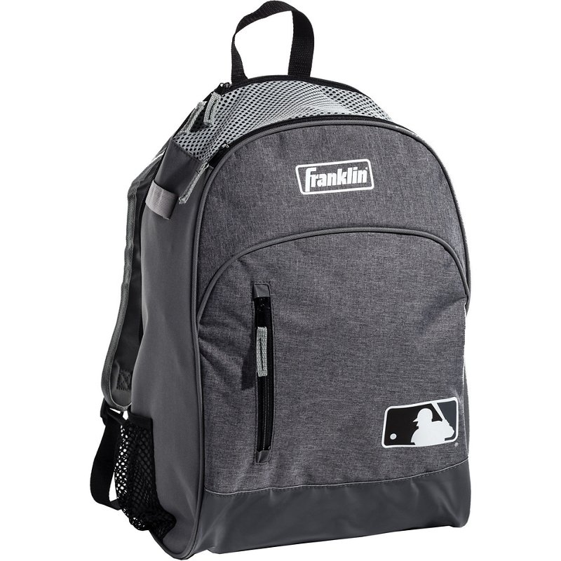 Franklin MLB Baseball Batpack Grey/Grey - Baseball/Softball Accessories at Academy Sports