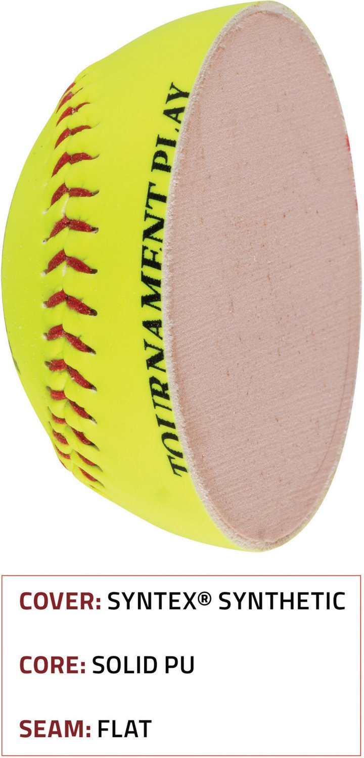 Franklin 12 in FastPitch Softballs 12Pack Academy