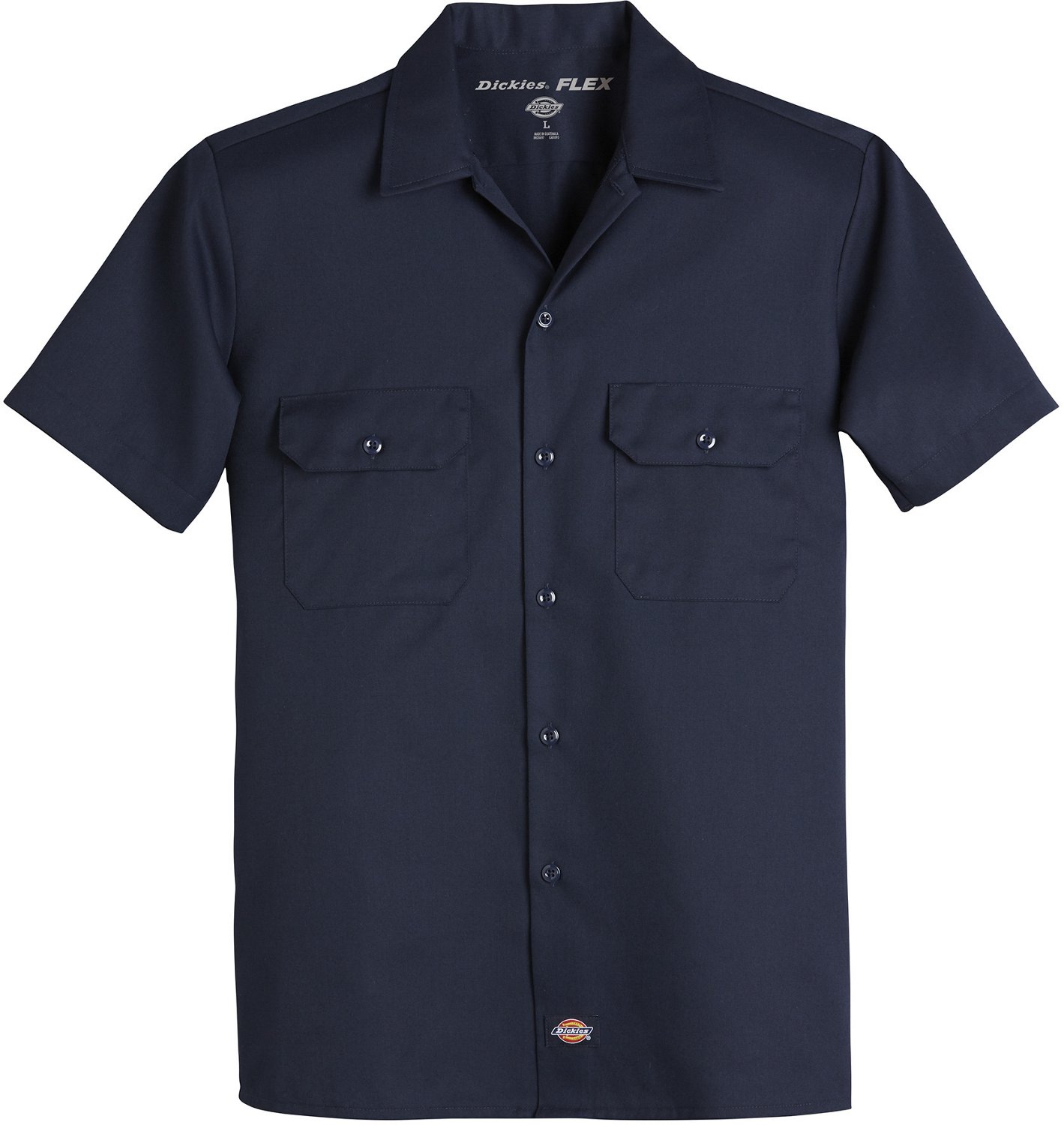 Dickies Men's Short Sleeve Flex Work Shirt : : Clothing, Shoes &  Accessories