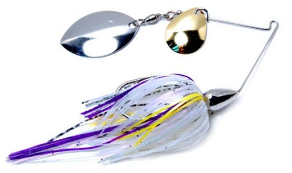 Esca Spinnerbait War Eagle Finesse Colorado/Turtleback - Gonna Speckled White Chartreuse - 5/16 Oz Per Pesca - 3