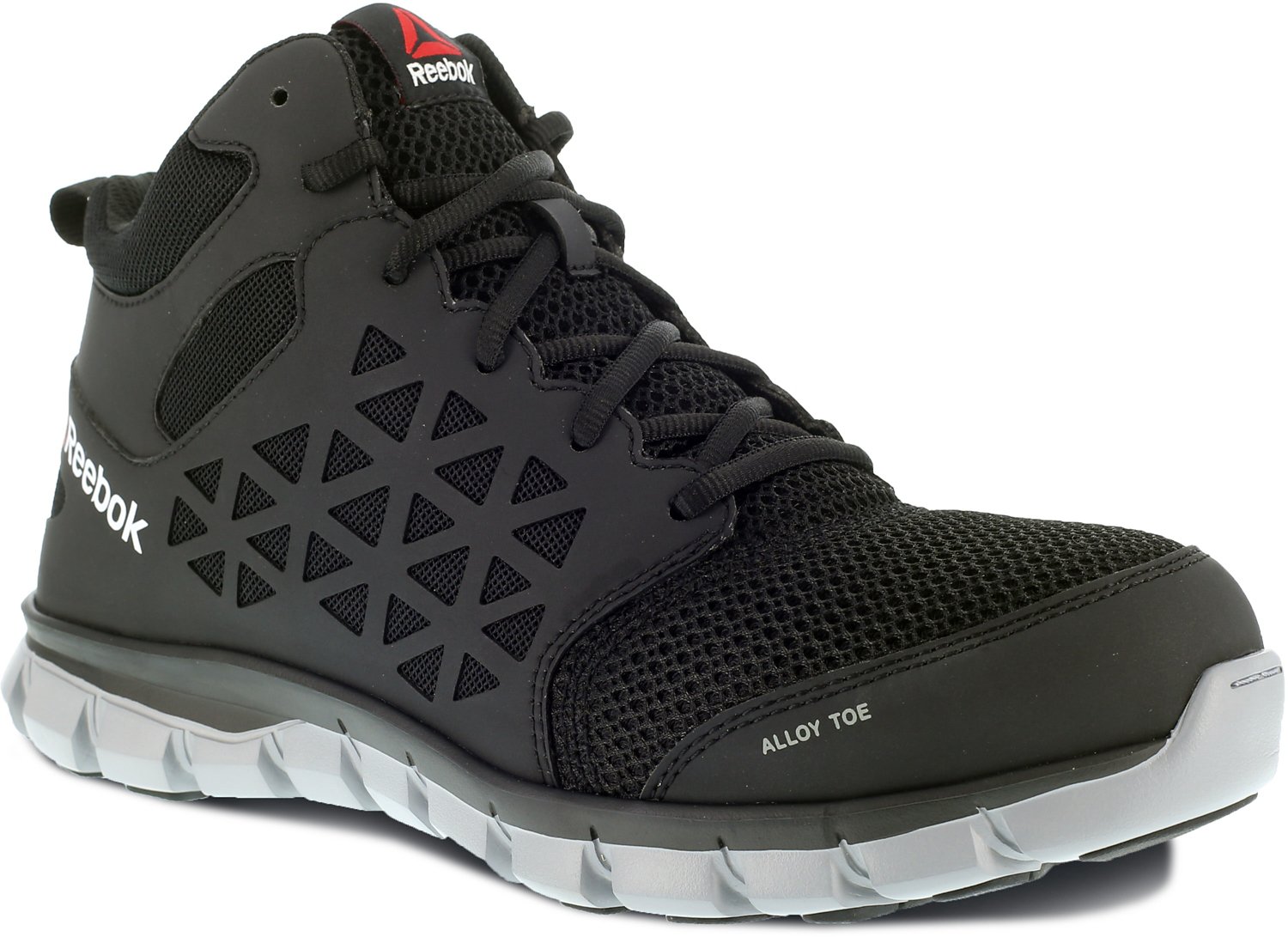Reebok Men's SubLite Cushion Alloy Toe Lace Up Work Shoes - view number 2