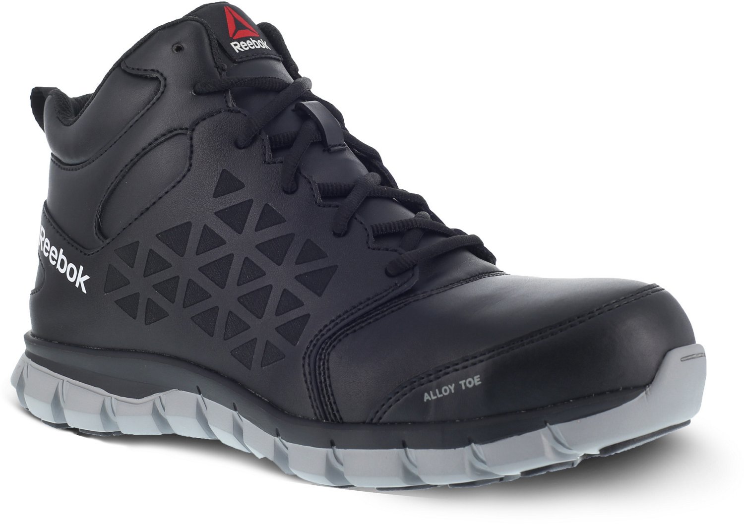 Reebok Men's SubLite Cushion Mid EH Alloy Toe Lace Up Work Shoes - view number 2