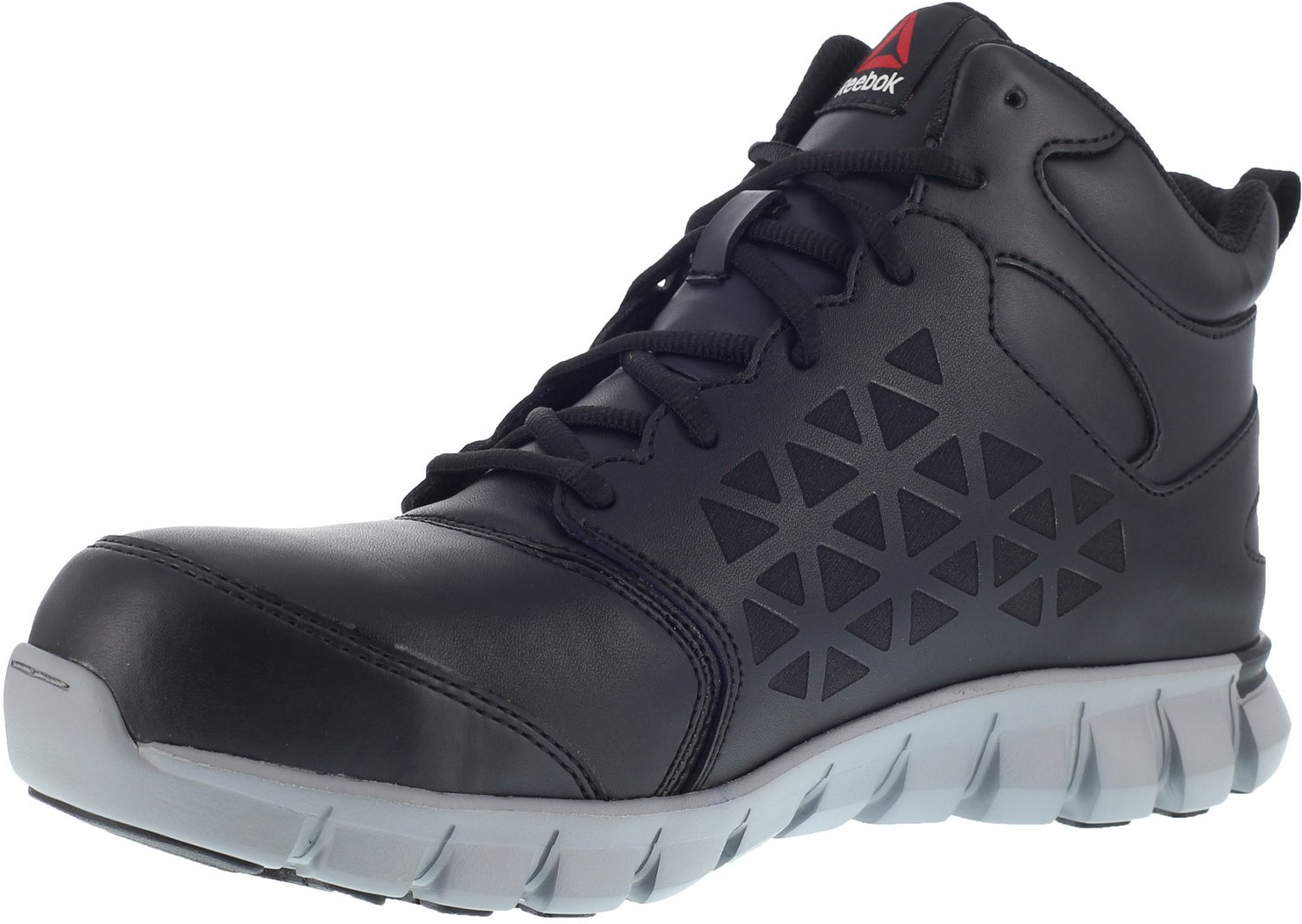 Reebok Men's SubLite Cushion Mid EH Alloy Toe Lace Up Work Shoes - view number 3