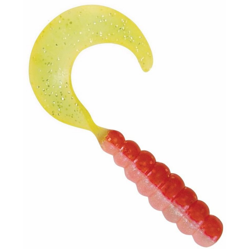 Acme 2 in Triple Threat Grub Red - Frsh Wtr Panfish Bait at Academy Sports