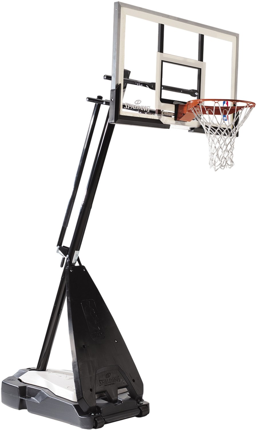 Spalding Ultimate Hybrid 54 in Acrylic Portable Basketball Hoop Academy