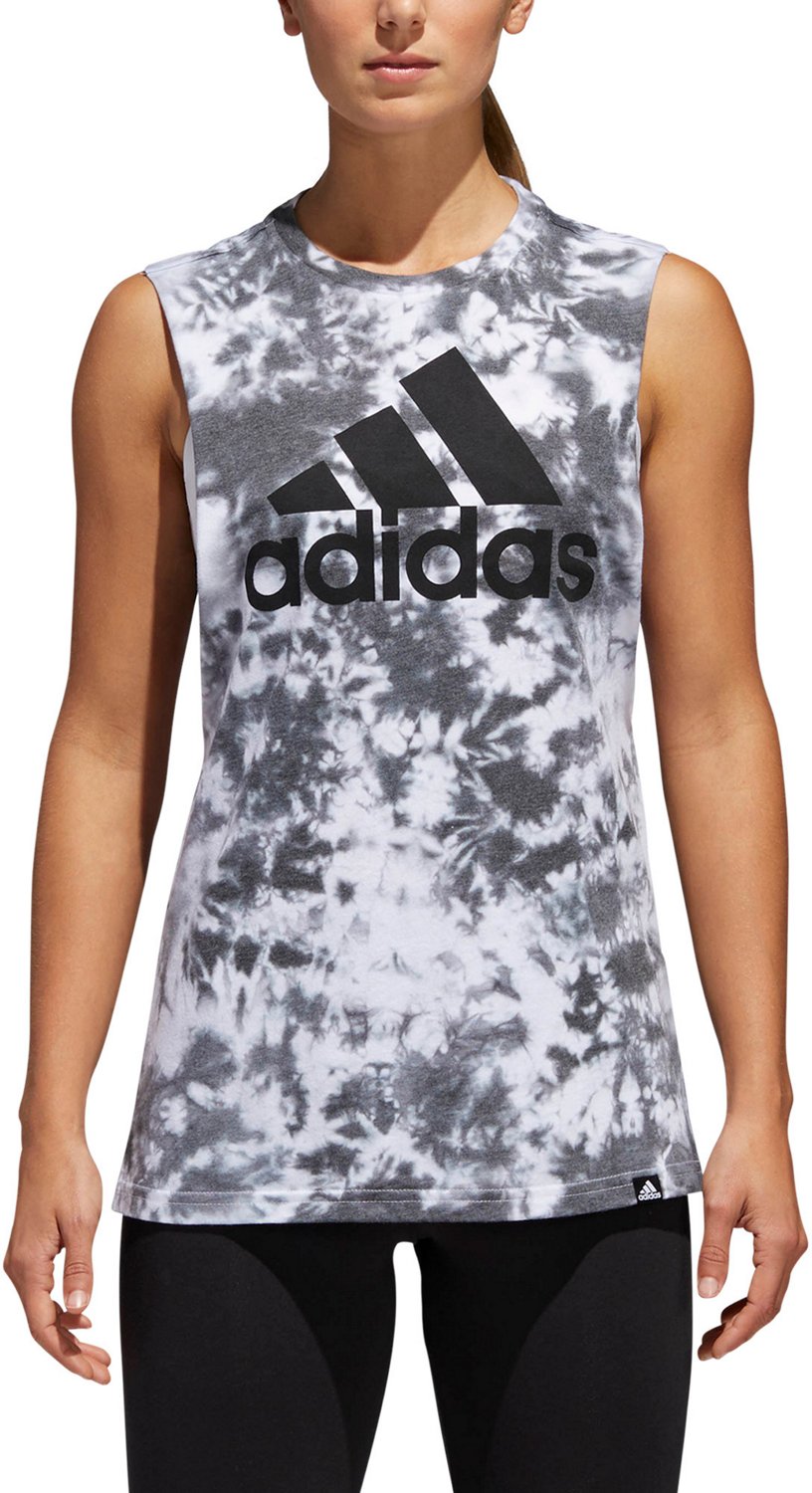 adidas Women's Tie-Dye Festival Muscle Tank Top                                                                                  - view number 2