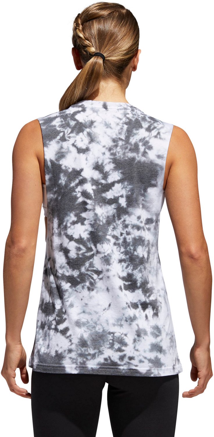 adidas Women's Tie-Dye Festival Muscle Tank Top                                                                                  - view number 3