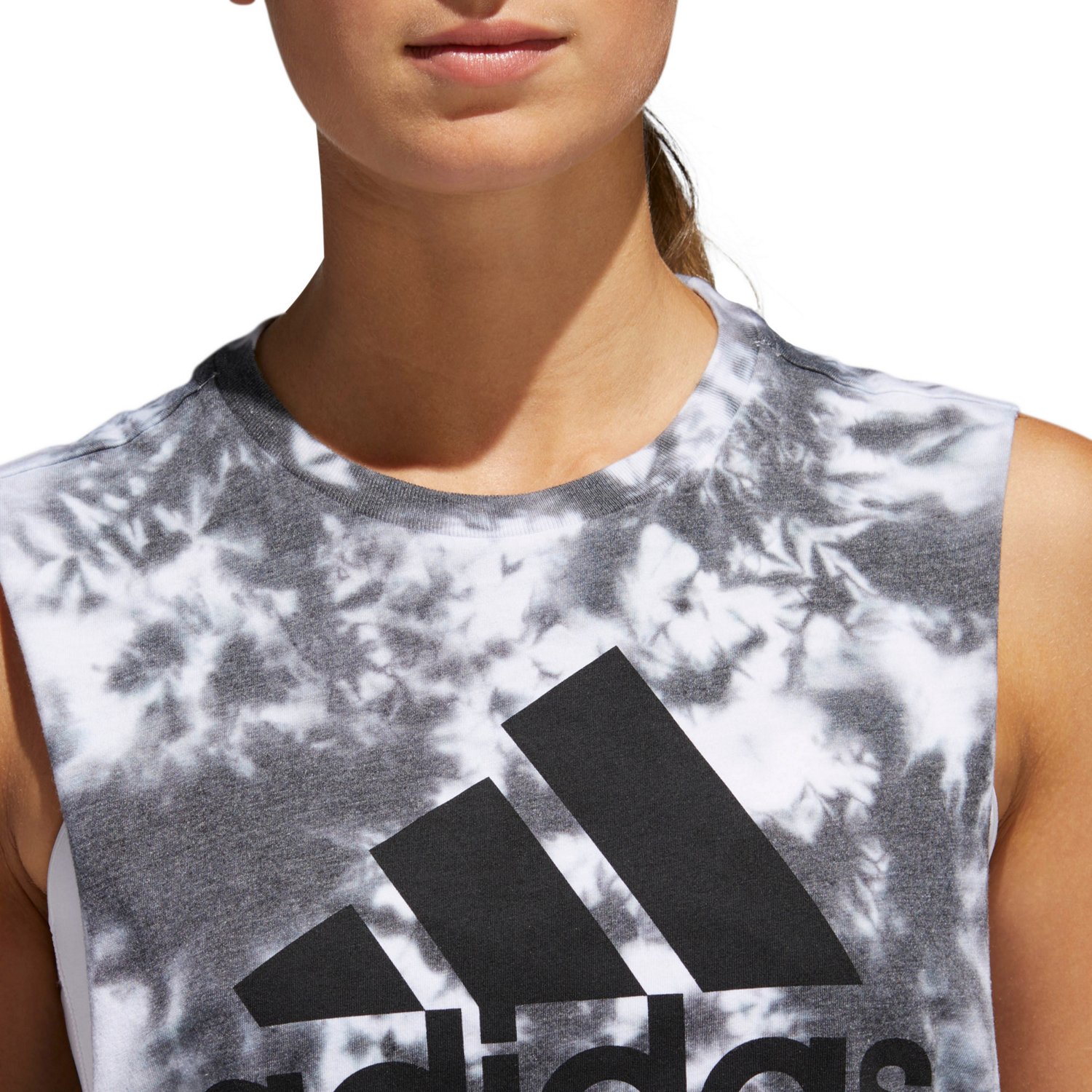 adidas Women's Tie-Dye Festival Muscle Tank Top                                                                                  - view number 5