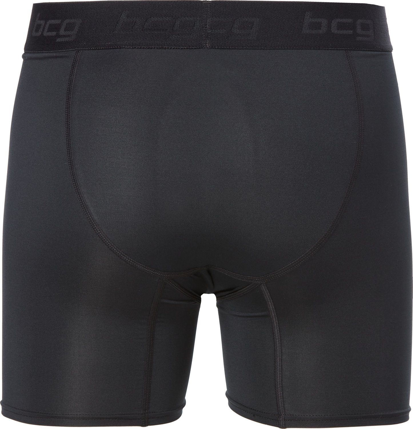 BCG Men's Athletic Compression Solid Brief Shorts 6 in