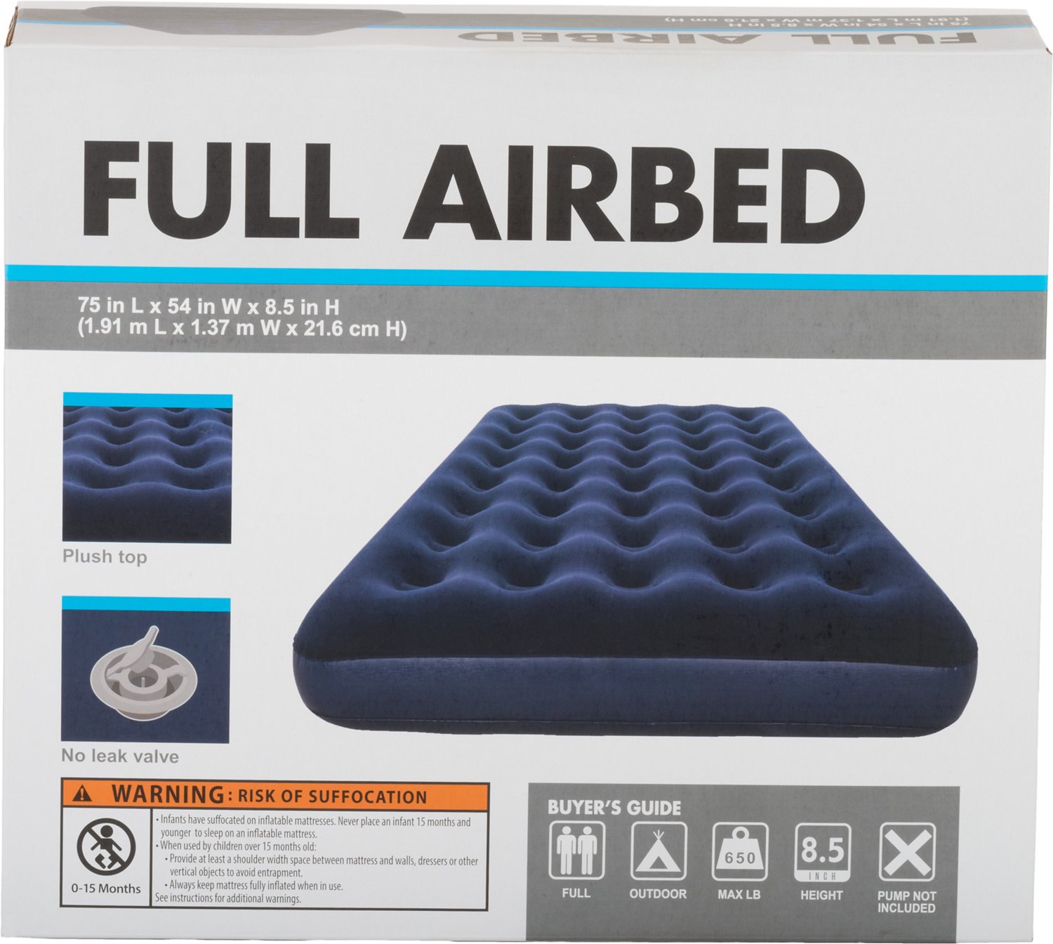 Academy inflatable outlet bed