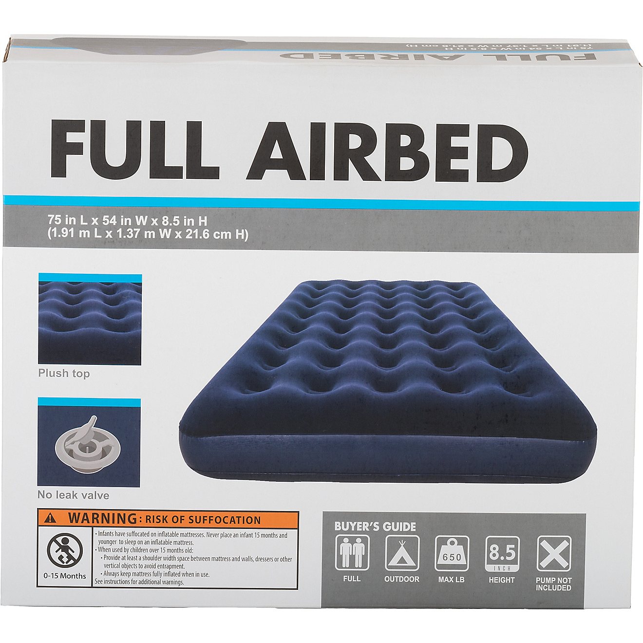Full-Size Plush Top Airbed                                                                                                       - view number 3