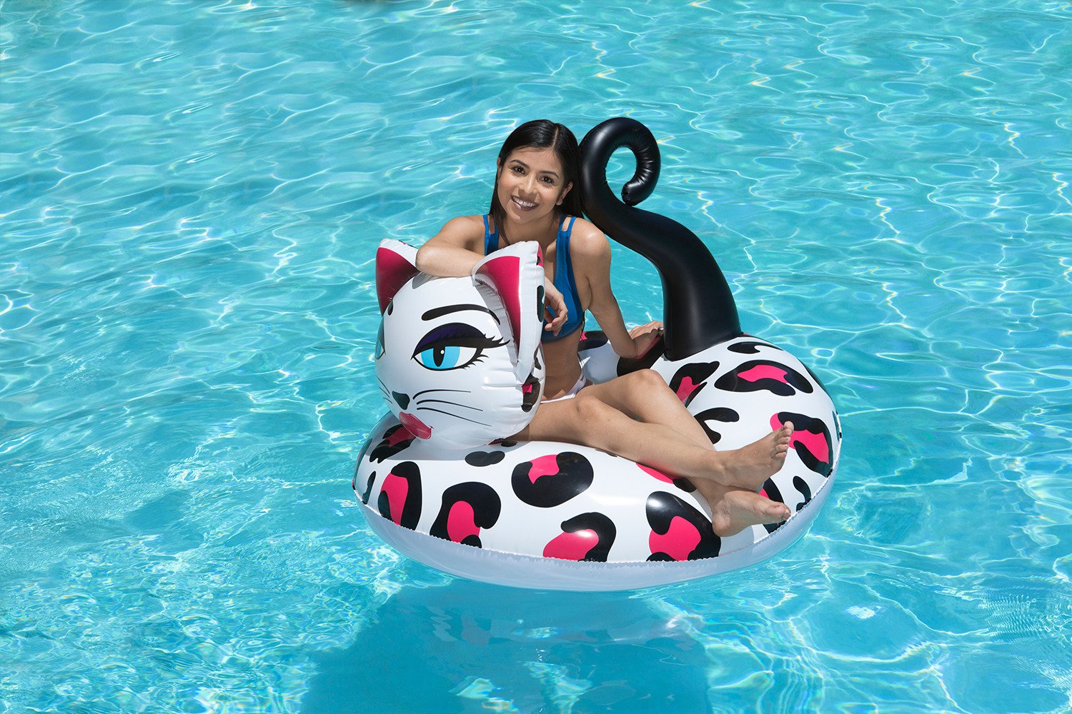 Poolmaster 48 in Pretty Kitty Pool Float                                                                                         - view number 3
