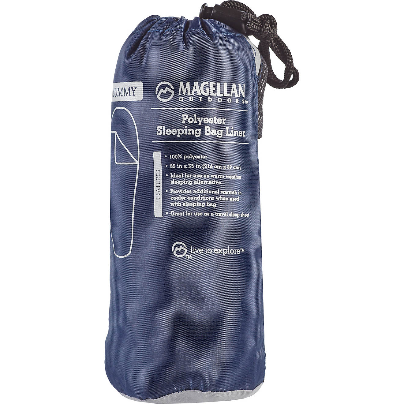 Magellan Outdoors Mummy Sleeping Bag Liner                                                                                       - view number 1