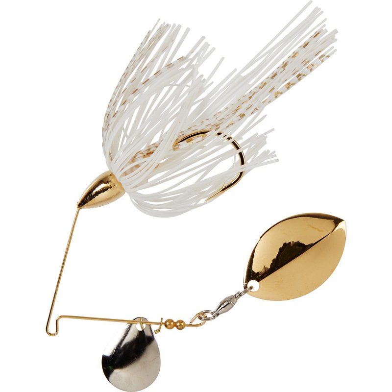 WE516G01G White & Gold Frame Finesse Colorado & Turtleback Spinnerbait