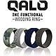 QALO Men's Step Edge Camo Silicone Wedding Ring                                                                                  - view number 3