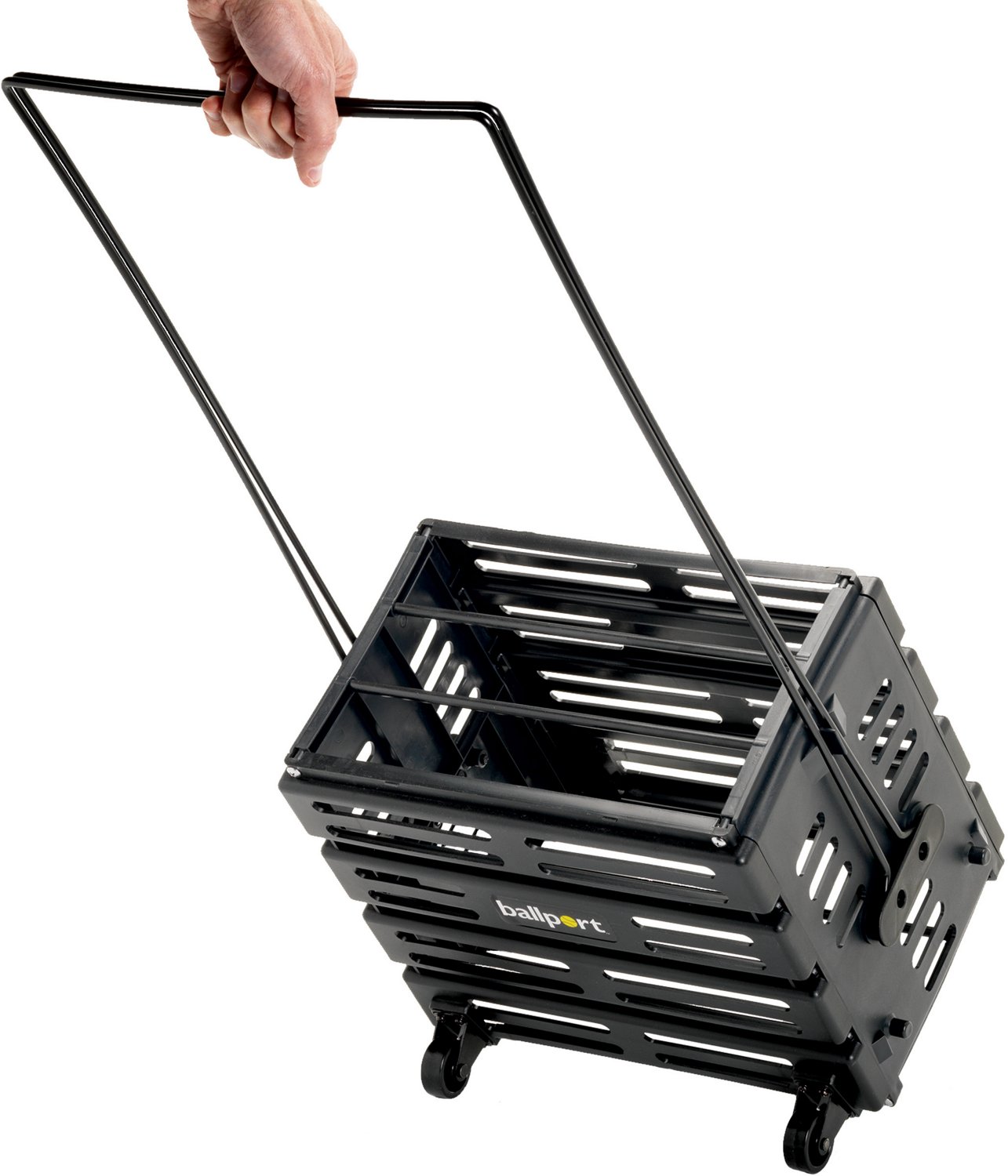 Tourna Ballport Deluxe Tennis Hopper with Wheels - view number 3