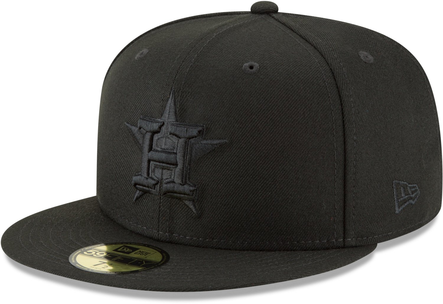 New Era Men's Houston Astros Basic Fitted 59FIFTY Cap                                                                            - view number 2