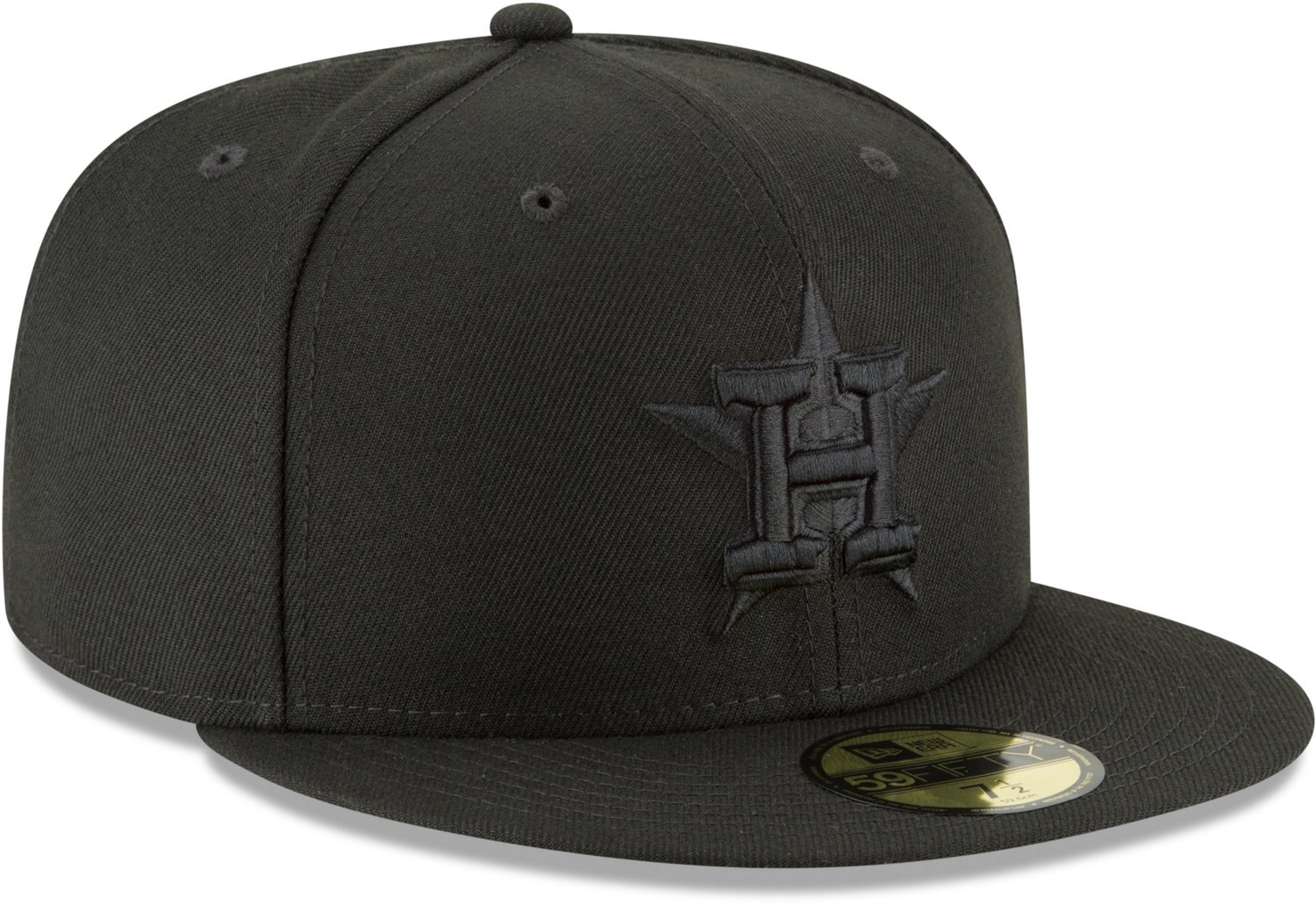 New Era Men's Houston Astros Basic Fitted 59FIFTY Cap                                                                            - view number 4