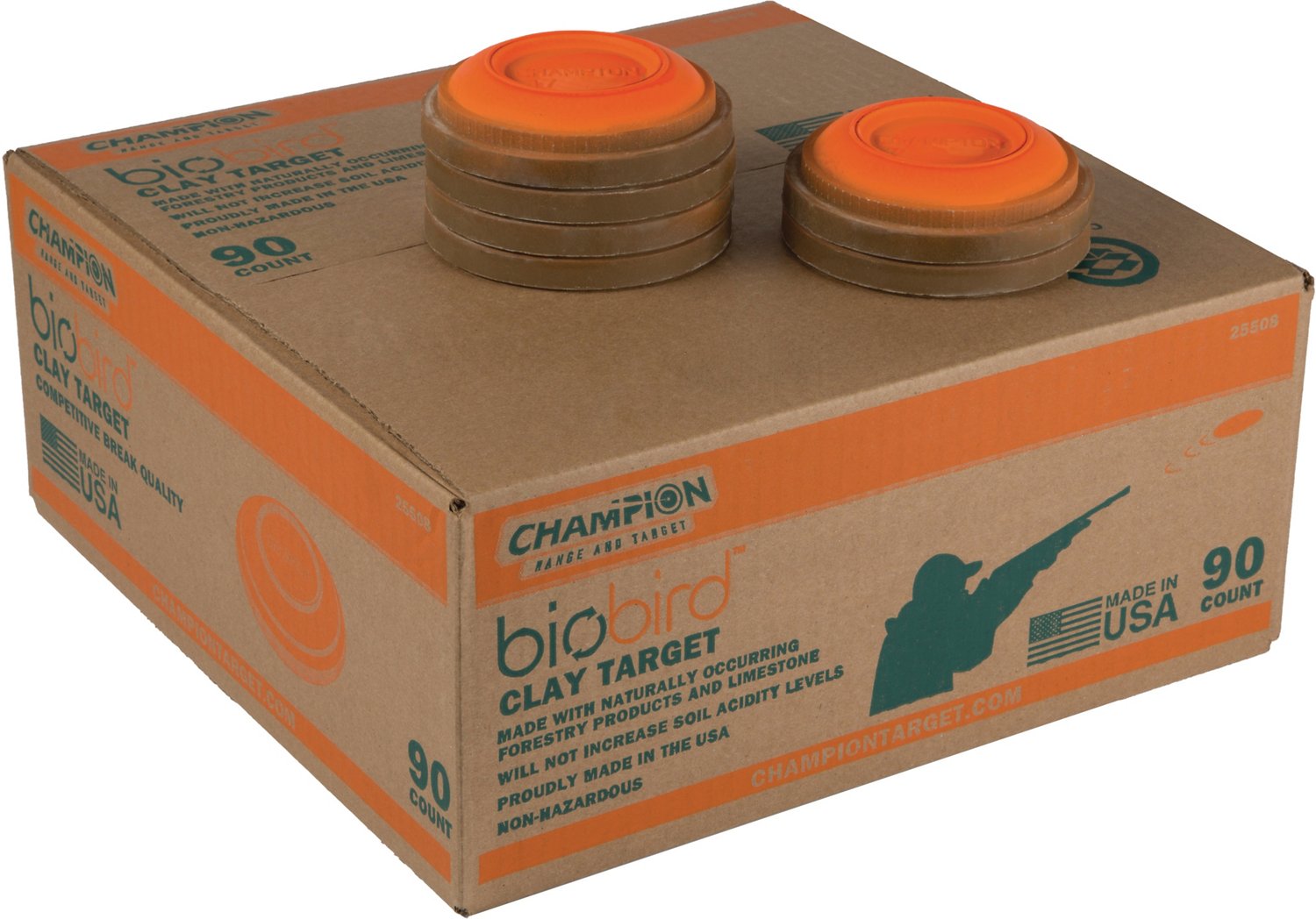 Champion Targets BioBird Clay Targets 90Pack Academy