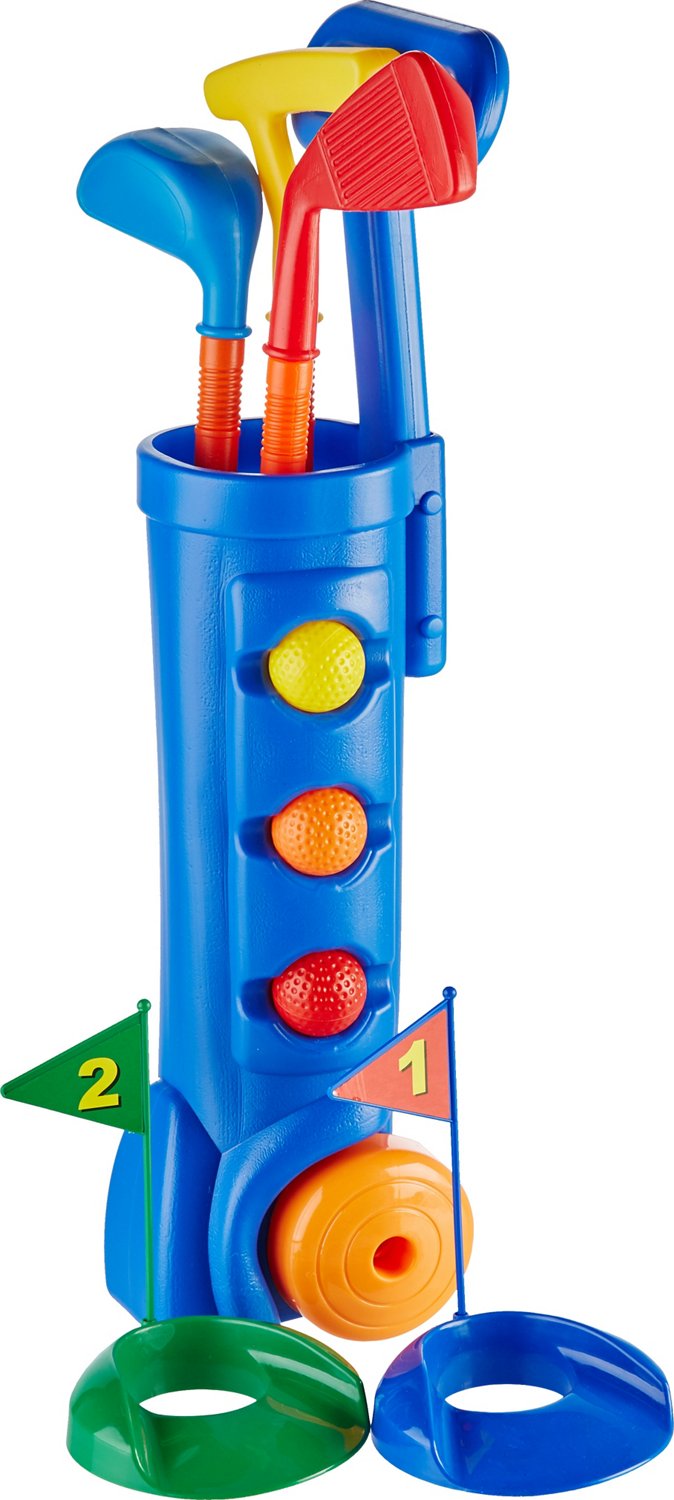 Kids plastic golf store set