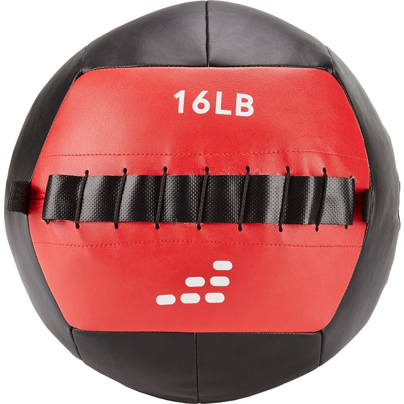 BCG 16 lbs Wall Ball Black/Red - Hand Exer. Equip. at Academy Sports