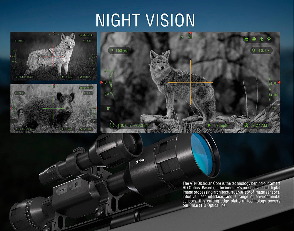 ATN X-Sight 4K Pro Day/Night 3 - 14x Riflescope                                                                                  - view number 3
