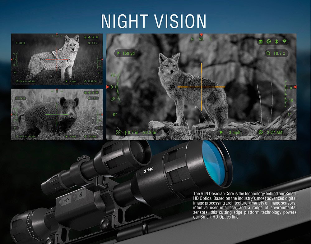 ATN X-Sight 4K Pro Day/Night 3 - 14x Riflescope - view number 3