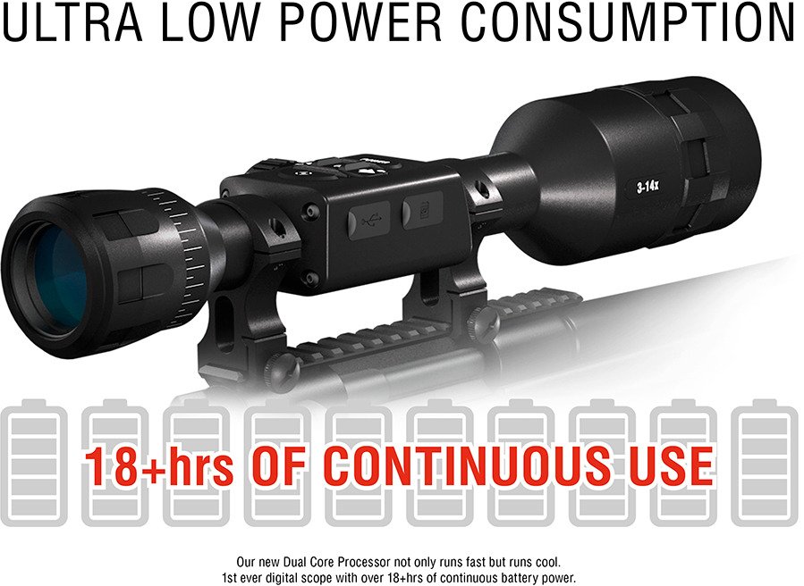 ATN X-Sight 4K Pro Day/Night 3 - 14x Riflescope - view number 4