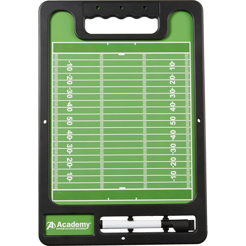 Academy Sports + Outdoors Deluxe Football Clipboard Black - Football Equipment