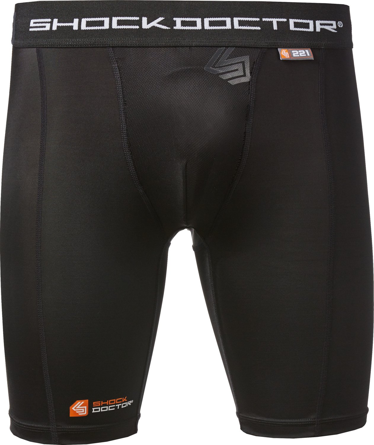 Shock Doctor Men's Core Compression Shorts with Bio-Flex Cup