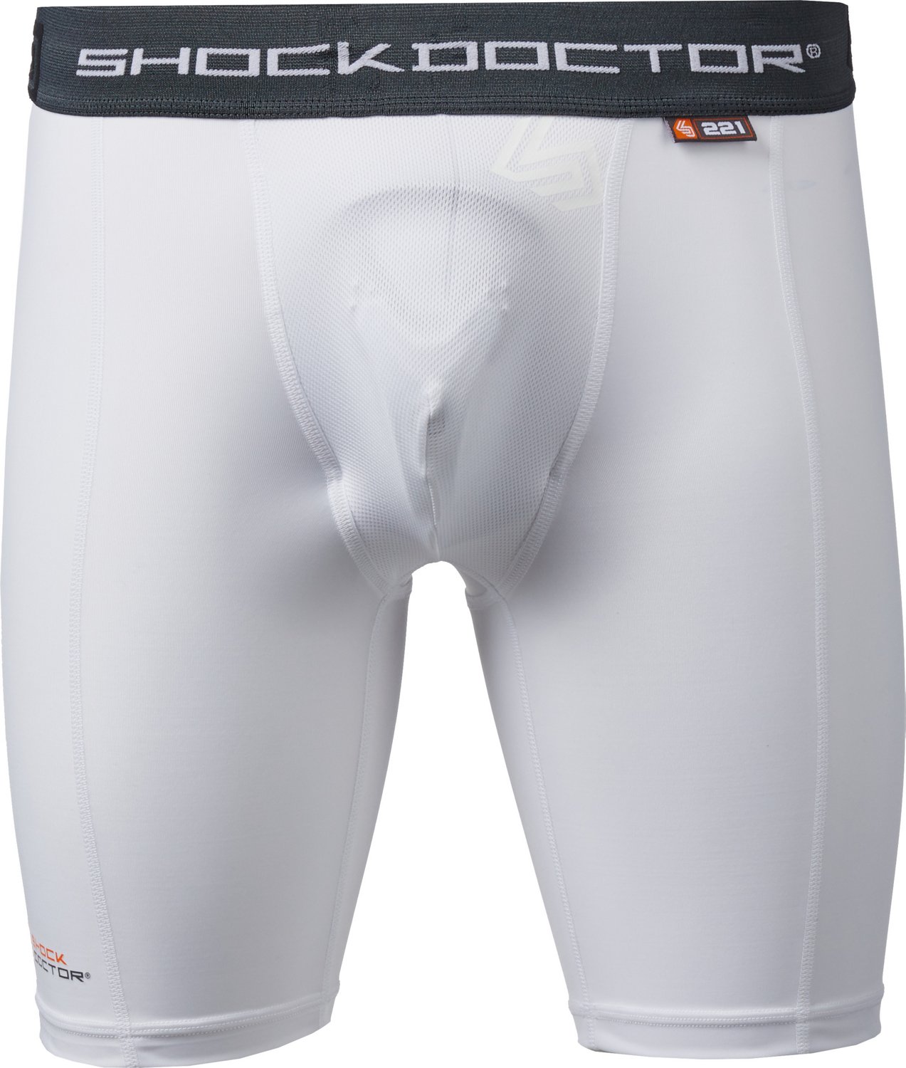 Shock Doctor Men's Core Compression Shorts with Bio-Flex Cup